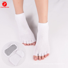 Five toes grip yoga socks no toe for wholesale